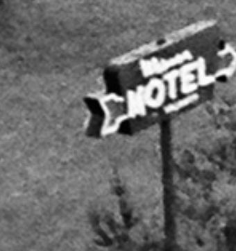 Unknown Howard City Motel - Sign Magnified